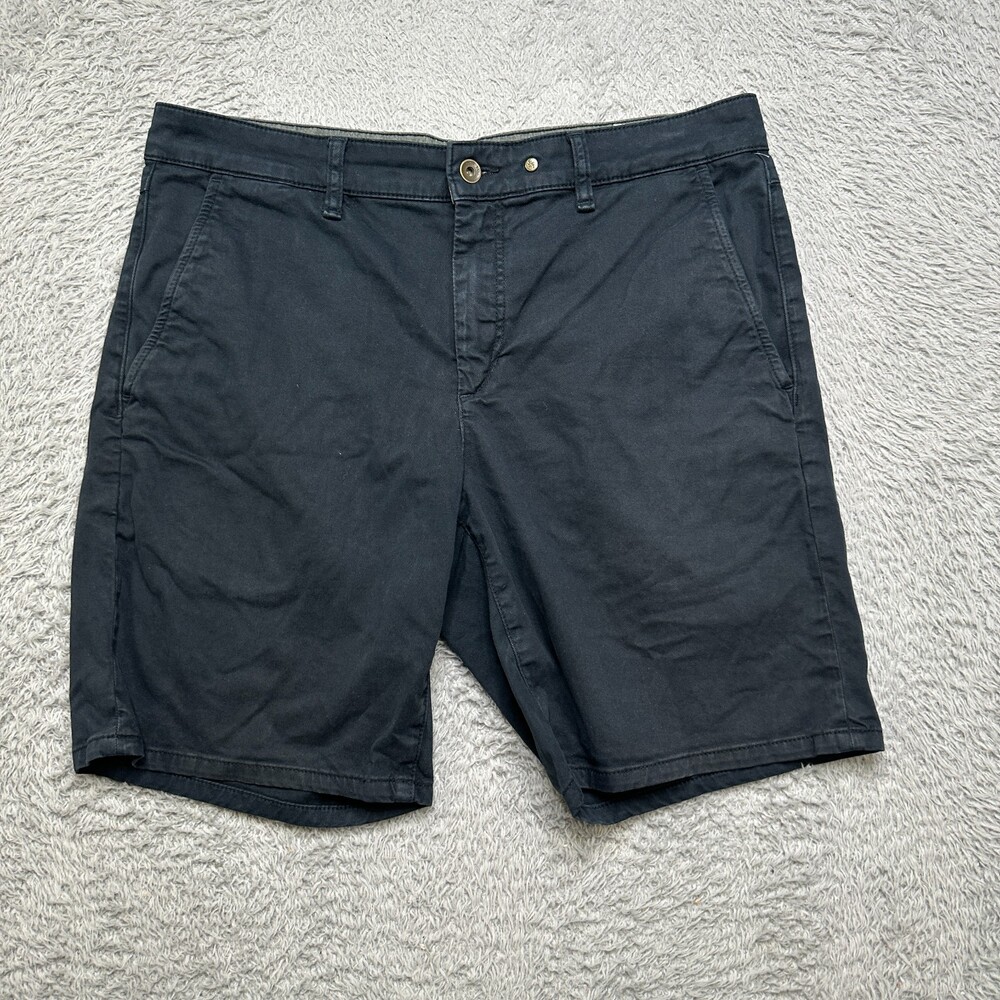 Rag & Bone Chino Shorts Mens 33 Black Stretch